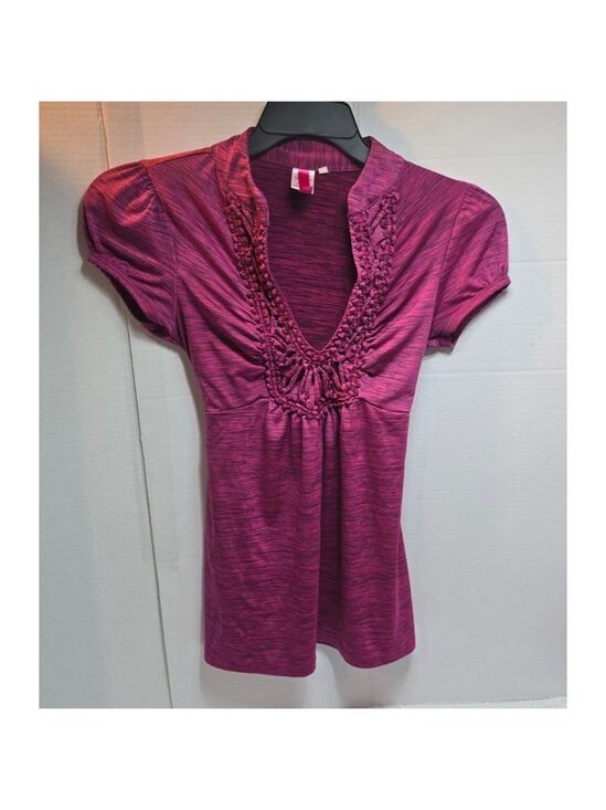 Unbranded Tops - Women's Fuchsia Short Sleeve Tee M